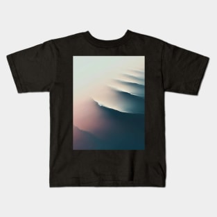 Ocean vibes waves pattern Kids T-Shirt